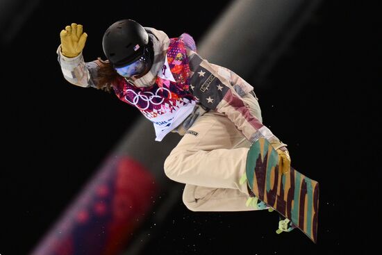 2014 Winter Olympics. Snowboarding. Women. Halfpipe