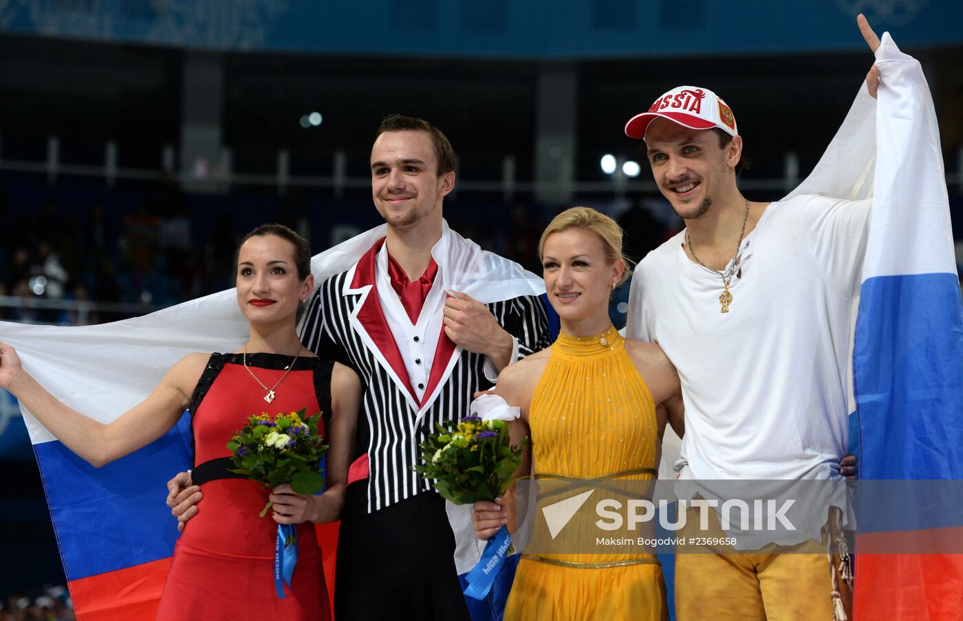 2014 Winter Olympics. Figure skating. Pairs. Free skating