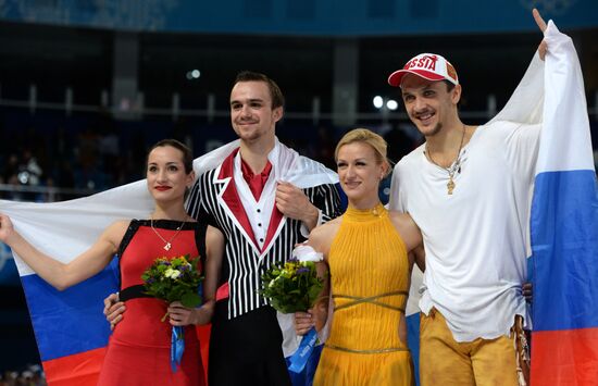 2014 Winter Olympics. Figure skating. Pairs. Free skating