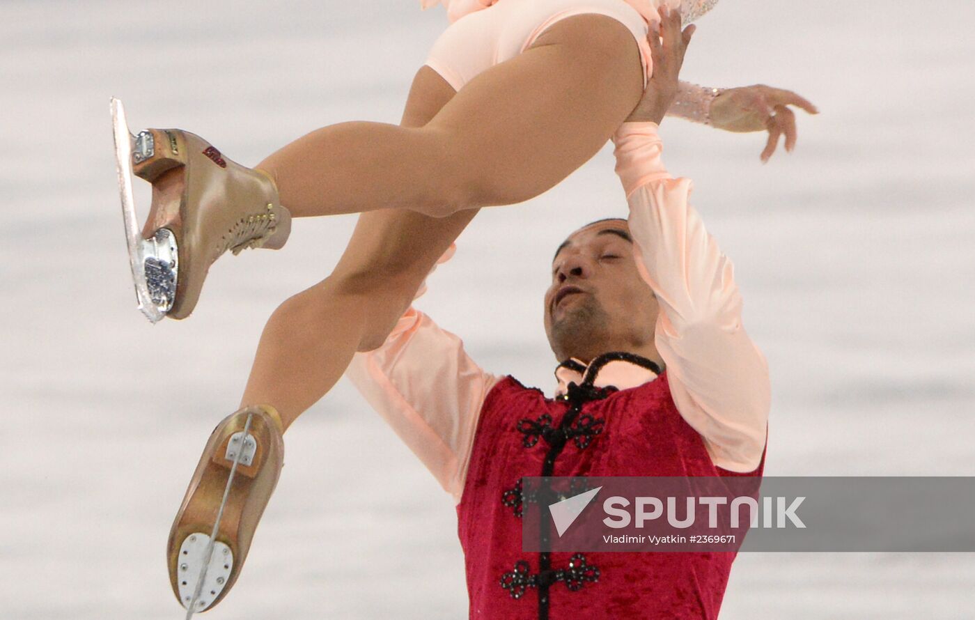 2014 Winter Olympics. Figure skating. Pairs. Free skating