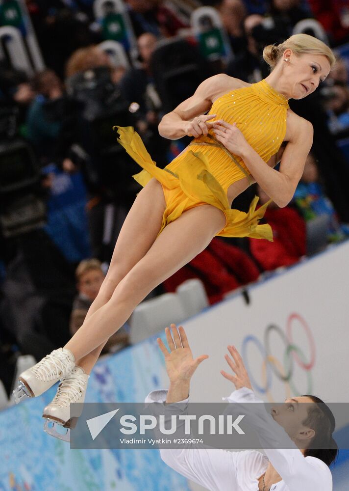 2014 Winter Olympics. Figure skating. Pairs. Free skating