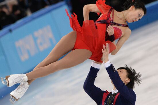 2014 Winter Olympics. Figure skating. Pairs. Free skating
