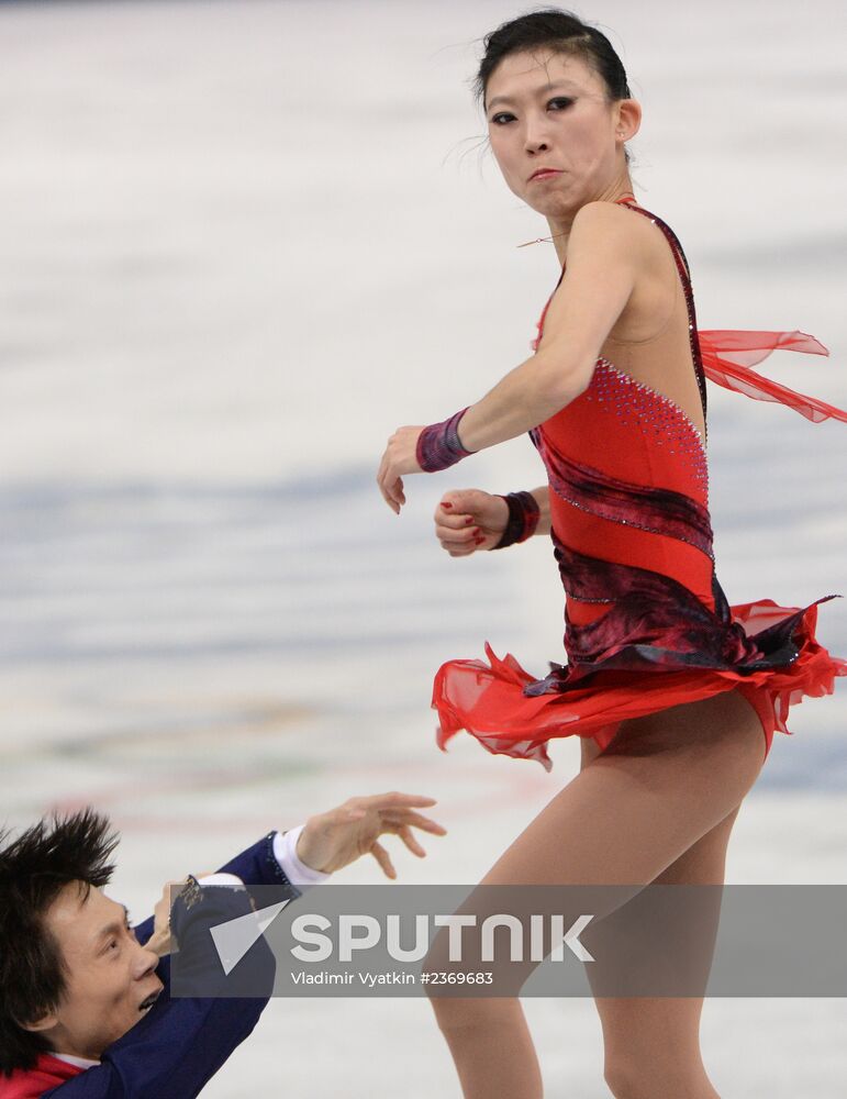 2014 Winter Olympics. Figure skating. Pairs. Free skating