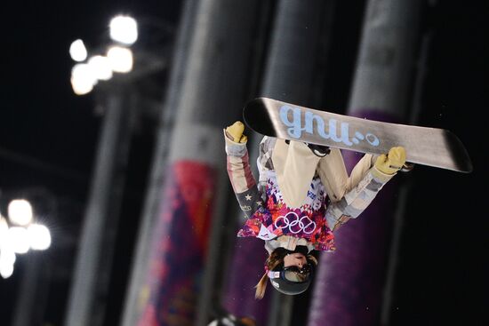 2014 Winter Olympics. Snowboarding. Women. Halfpipe