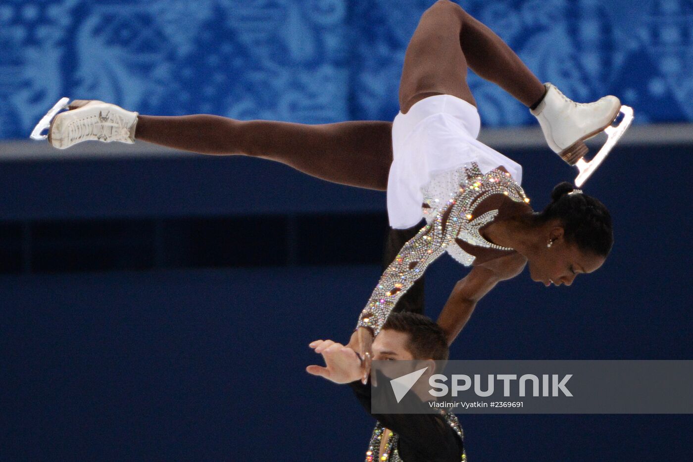 2014 Winter Olympics. Figure skating. Pairs. Free skating