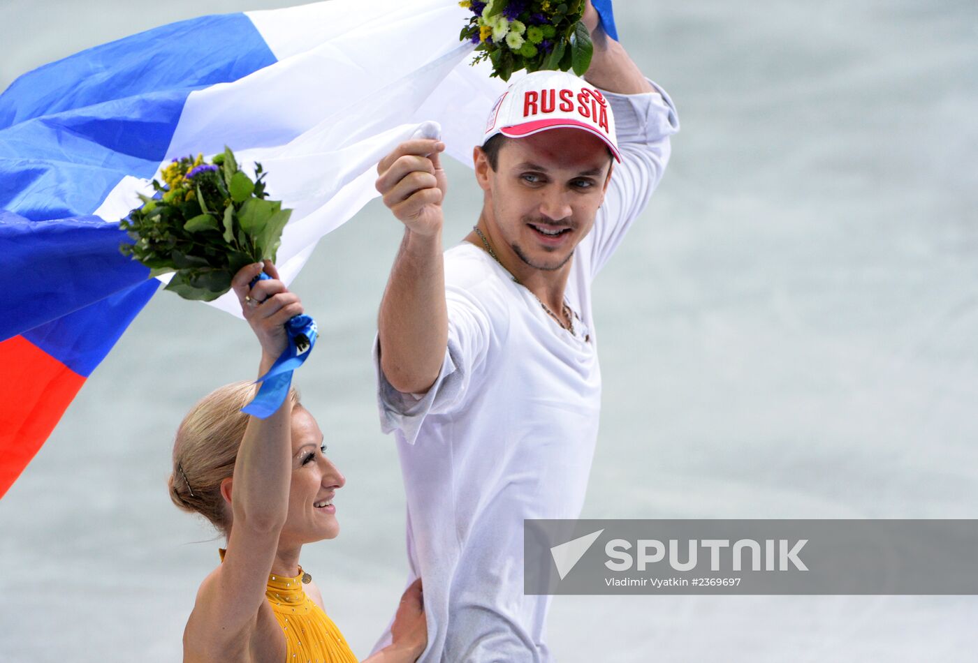 2014 Winter Olympics. Figure skating. Pairs. Free skating