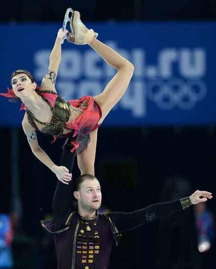 2014 Winter Olympics. Figure skating. Pairs. Free skating