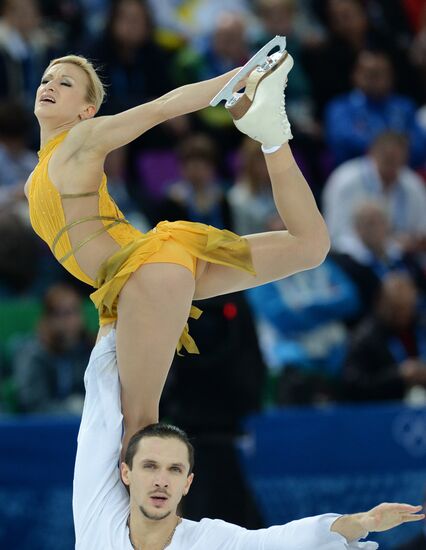 2014 Winter Olympics. Figure skating. Pairs. Free skating