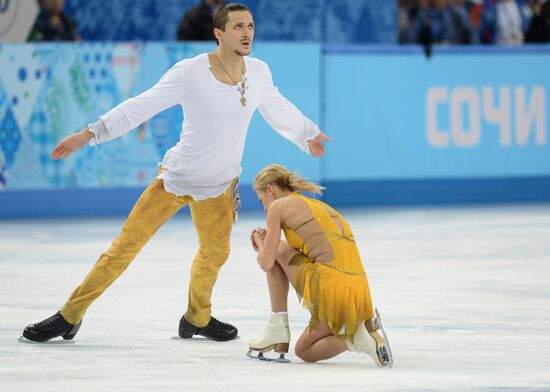 2014 Winter Olympics. Figure skating. Pairs. Free skating