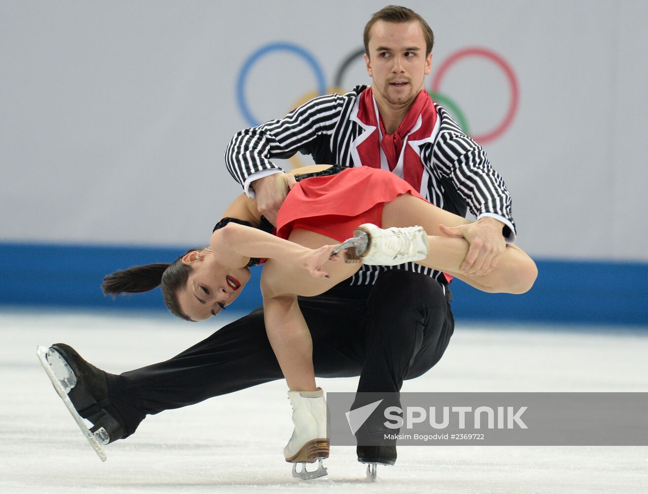 2014 Winter Olympics. Figure skating. Pairs. Free skating