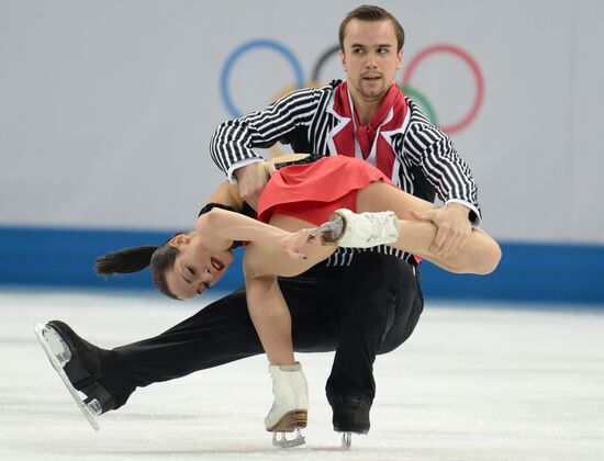 2014 Winter Olympics. Figure skating. Pairs. Free skating