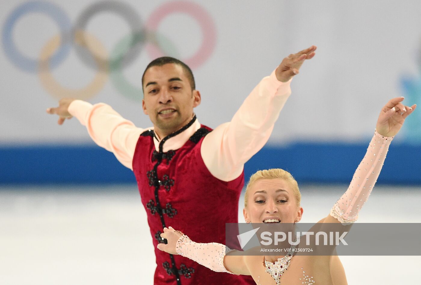 2014 Winter Olympics. Figure skating. Pairs. Free skating