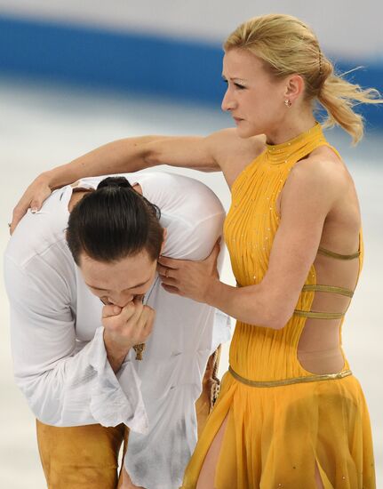 2014 Winter Olympics. Figure skating. Pairs. Free skating