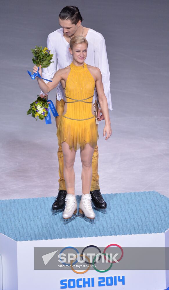 2014 Winter Olympics. Figure skating. Pairs. Free skating