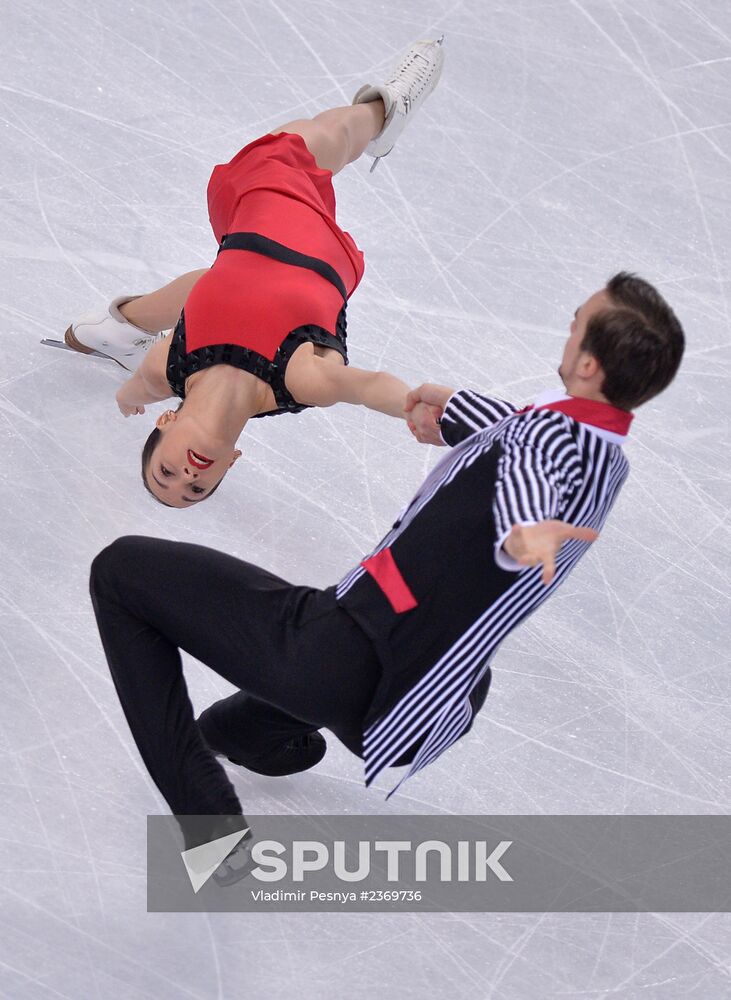 2014 Winter Olympics. Figure skating. Pairs. Free skating