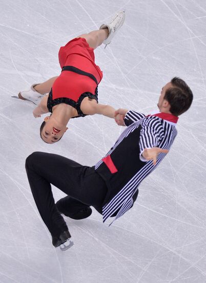 2014 Winter Olympics. Figure skating. Pairs. Free skating