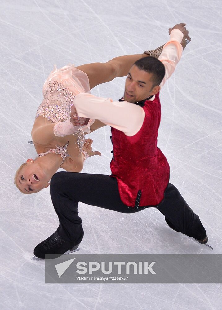 2014 Winter Olympics. Figure skating. Pairs. Free skating