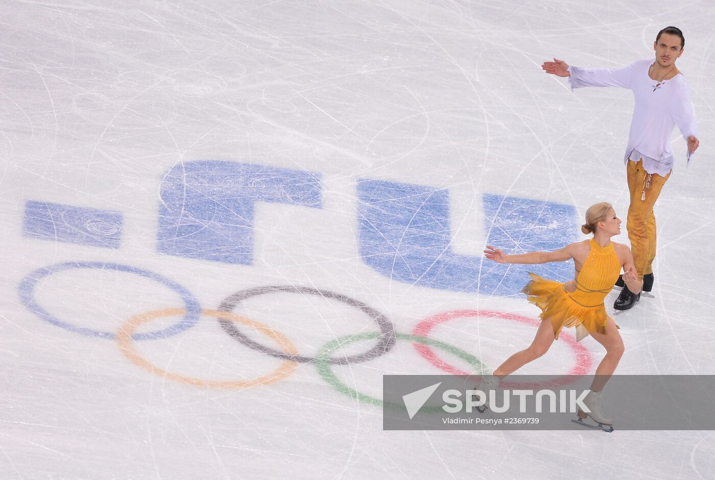 2014 Winter Olympics. Figure skating. Pairs. Free skating