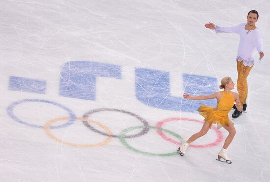 2014 Winter Olympics. Figure skating. Pairs. Free skating