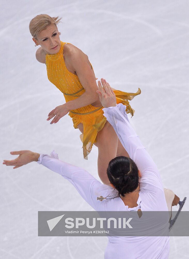 2014 Winter Olympics. Figure skating. Pairs. Free skating