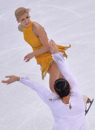 2014 Winter Olympics. Figure skating. Pairs. Free skating
