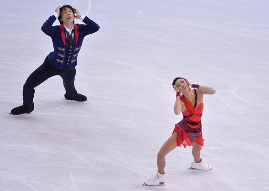 2014 Winter Olympics. Figure skating. Pairs. Free skating