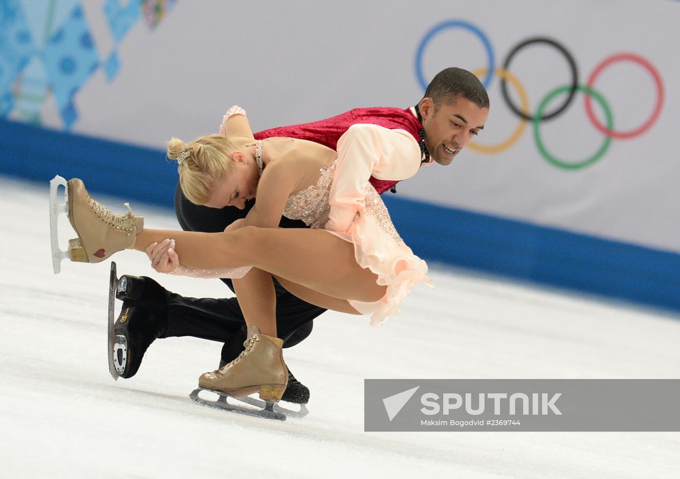 2014 Winter Olympics. Figure skating. Pairs. Free skating