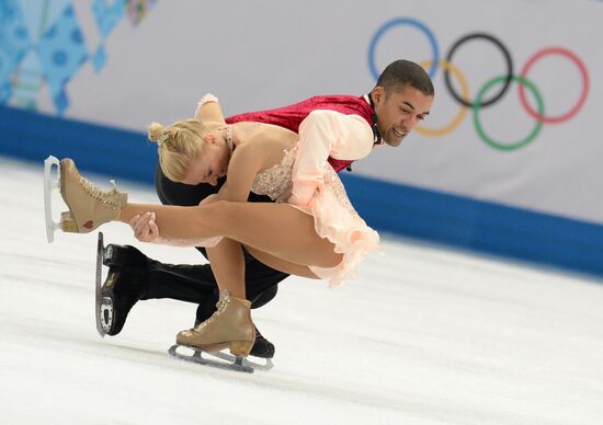 2014 Winter Olympics. Figure skating. Pairs. Free skating