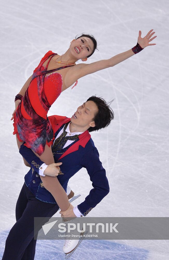 2014 Winter Olympics. Figure skating. Pairs. Free skating