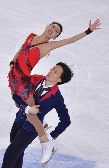 2014 Winter Olympics. Figure skating. Pairs. Free skating