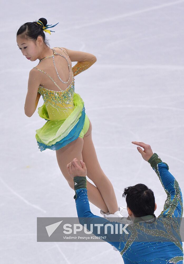 2014 Winter Olympics. Figure skating. Pairs. Free skating