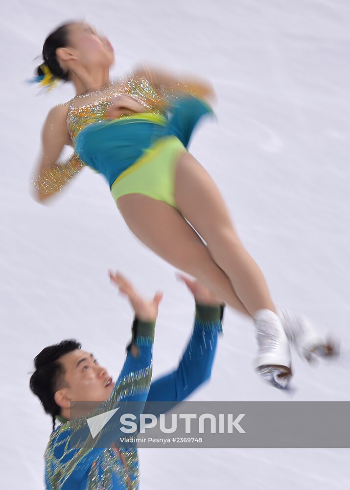 2014 Winter Olympics. Figure skating. Pairs. Free skating