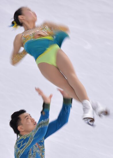 2014 Winter Olympics. Figure skating. Pairs. Free skating