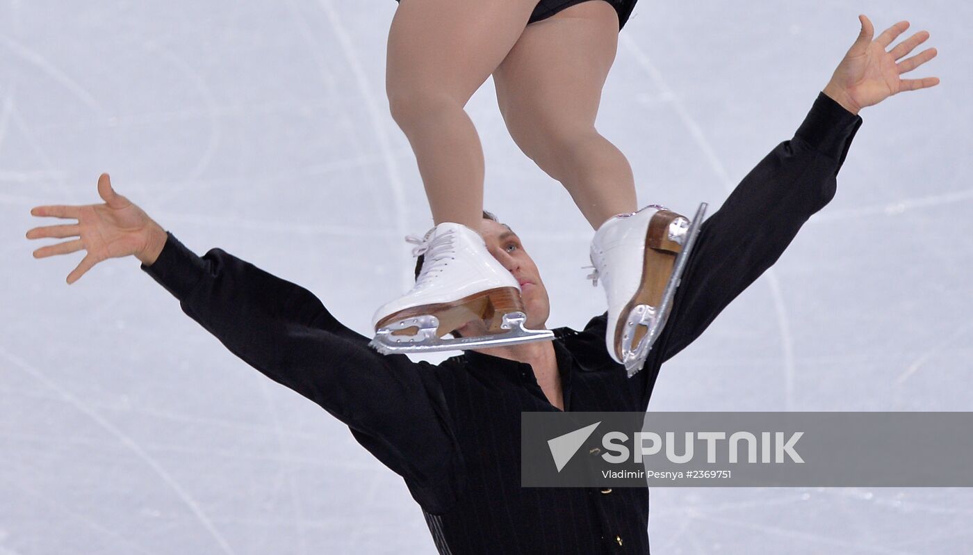 2014 Winter Olympics. Figure skating. Pairs. Free skating