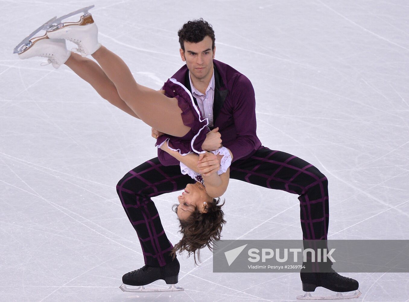 2014 Winter Olympics. Figure skating. Pairs. Free skating