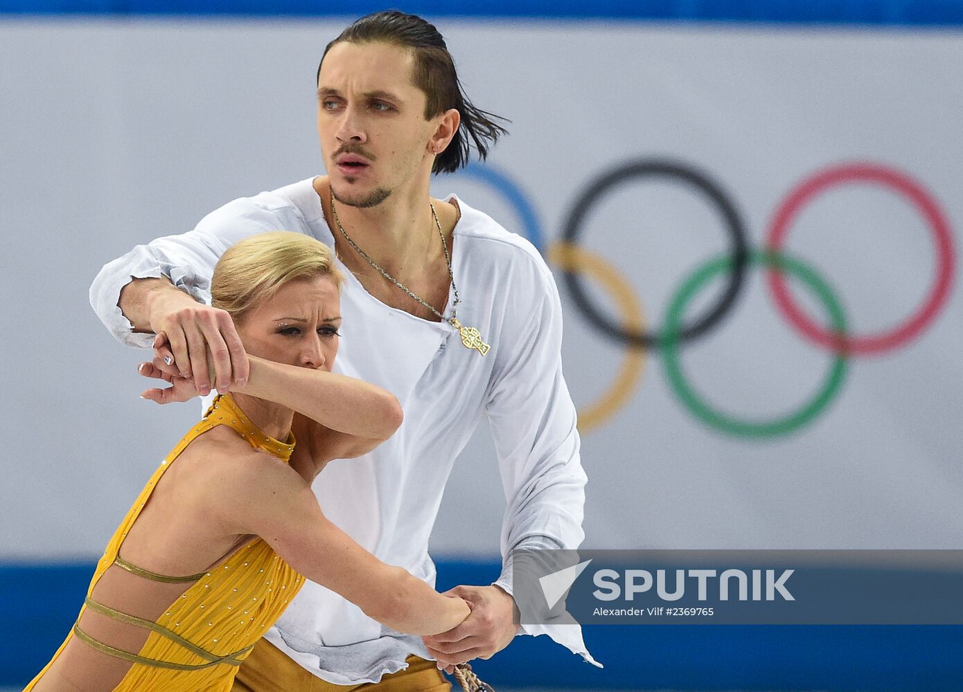 2014 Winter Olympics. Figure skating. Pairs. Free skating