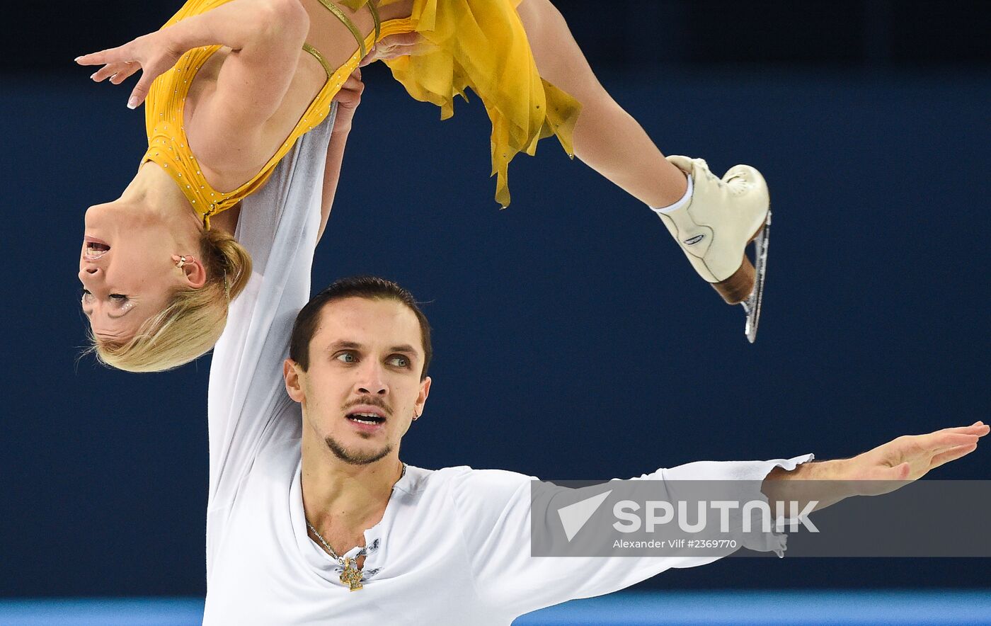 2014 Winter Olympics. Figure skating. Pairs. Free skating