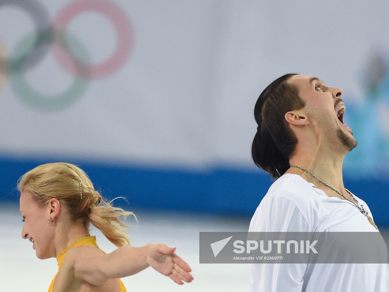 2014 Winter Olympics. Figure skating. Pairs. Free skating