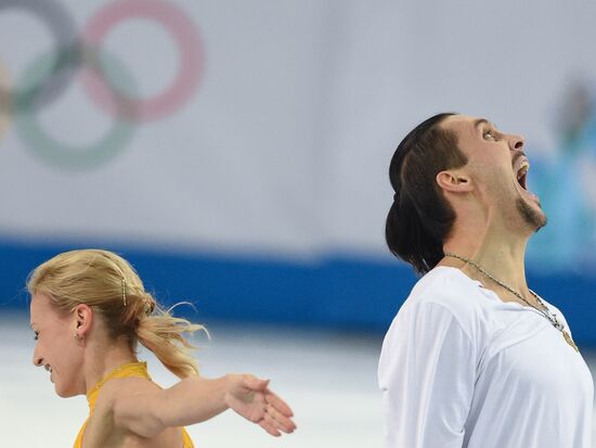 2014 Winter Olympics. Figure skating. Pairs. Free skating