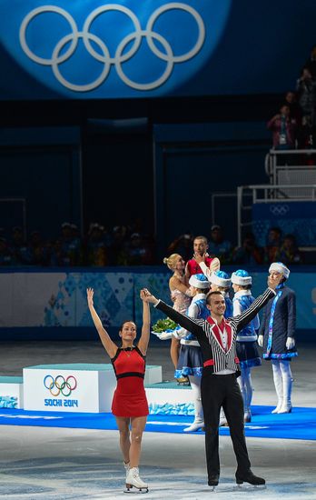 2014 Winter Olympics. Figure skating. Pairs. Free skating