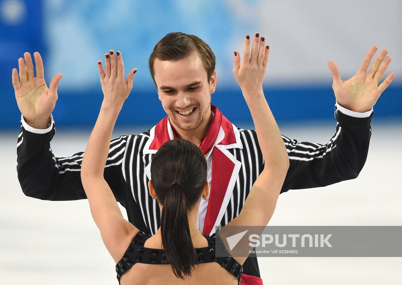 2014 Winter Olympics. Figure skating. Pairs. Short program