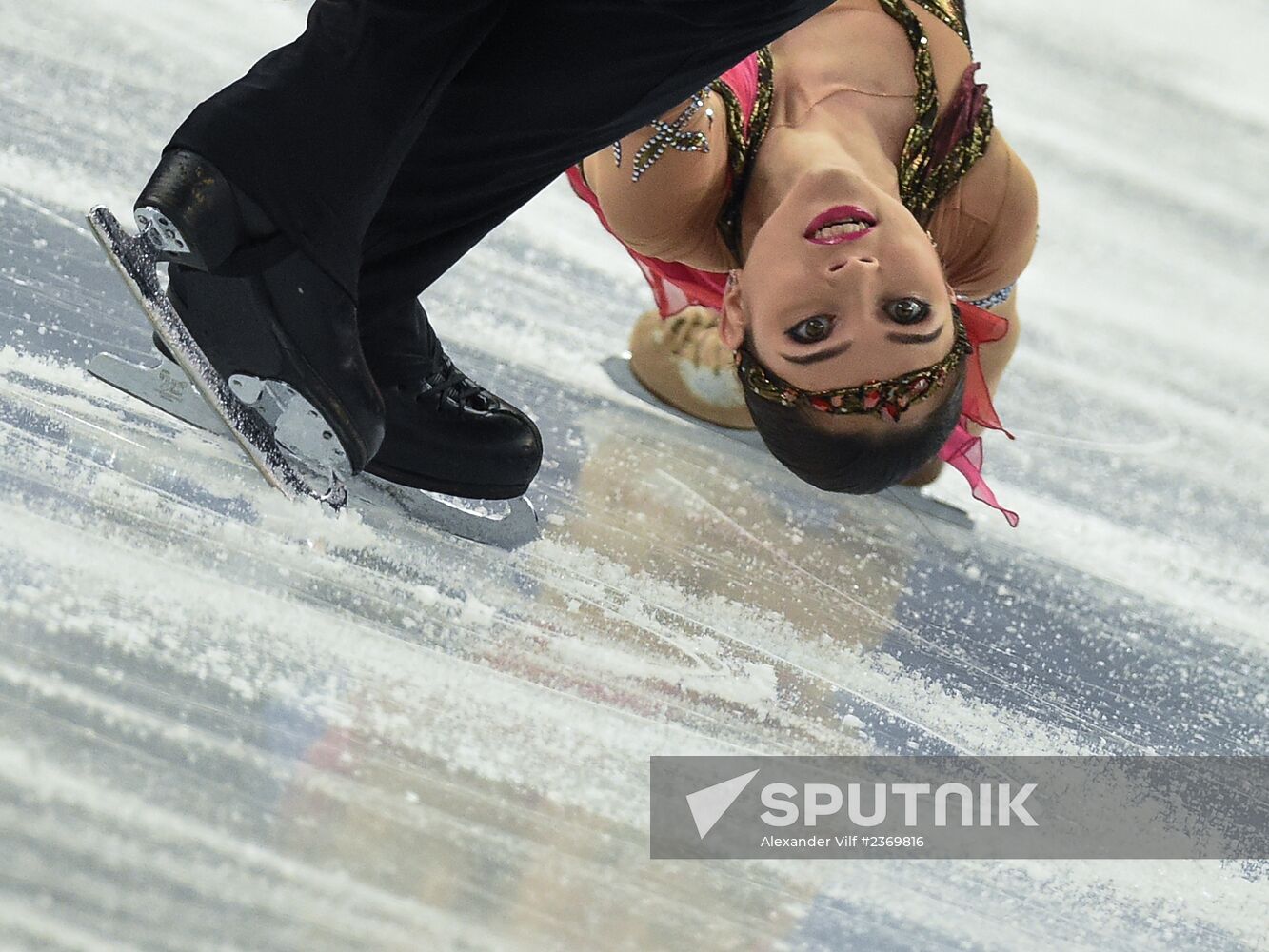 2014 Winter Olympics. Figure skating. Pairs. Free skating