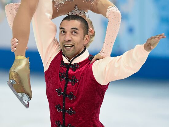 2014 Winter Olympics. Figure skating. Pairs. Free skating