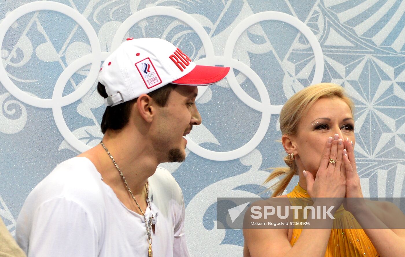 2014 Winter Olympics. Figure skating. Pairs. Free skating