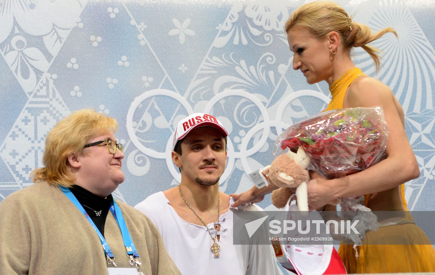 2014 Winter Olympics. Figure skating. Pairs. Free skating
