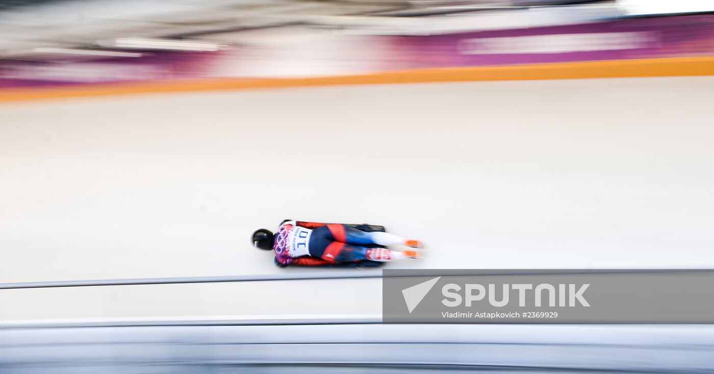 2014 Winter Olympics. Skeleton. Women. Day One