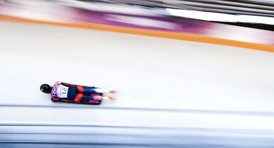 2014 Winter Olympics. Skeleton. Women. Day One