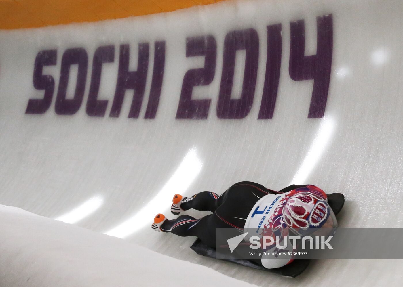 2014 Winter Olympics. Skeleton. Women. Day One