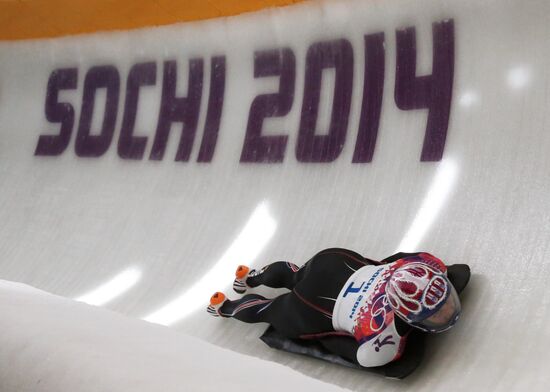 2014 Winter Olympics. Skeleton. Women. Day One