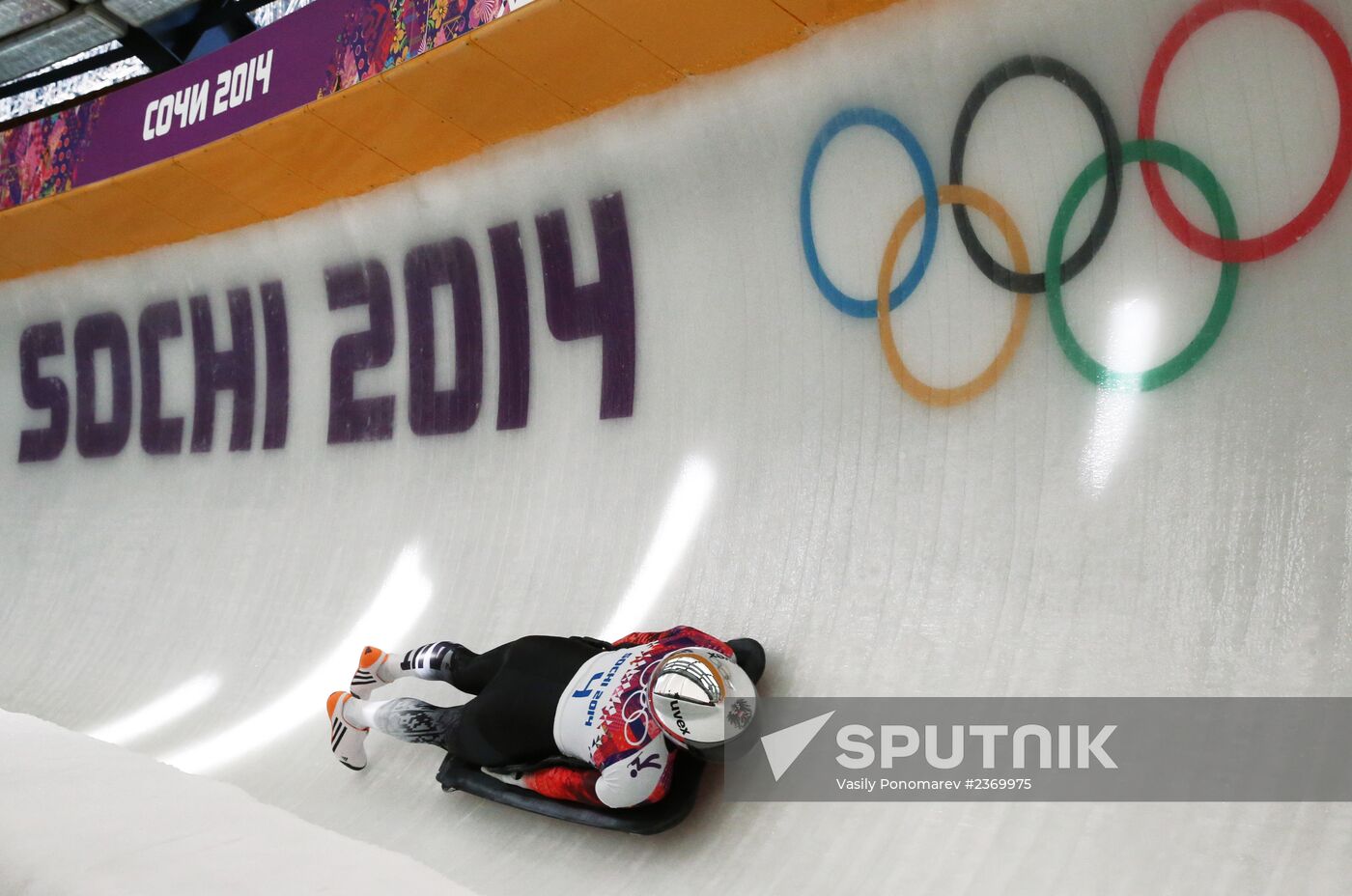 2014 Winter Olympics. Skeleton. Women. Day One